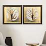 1_Golden Solstice I 25"W x 25"H Canvas Art - Set of 2