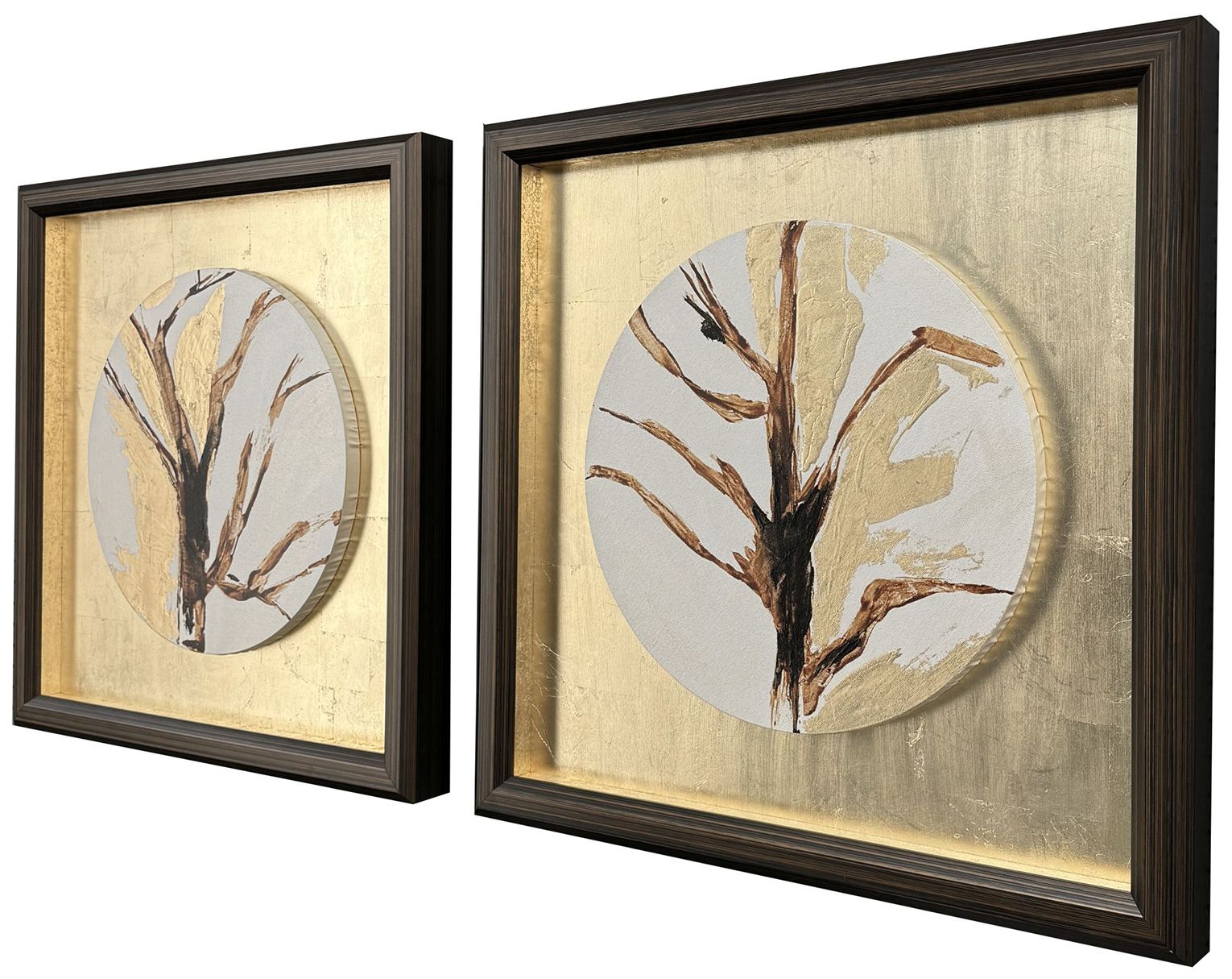 Image 3 Golden Solstice I 25"W x 25"H Canvas Art - Set of 2 more views