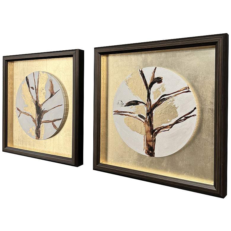 Image 3 Golden Solstice II 25"W x 25"H Canvas Art - Set of 2 more views