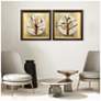 5_Golden Solstice II 25"W x 25"H Canvas Art - Set of 2 more views