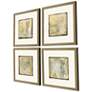 2_Golden Speck 23"W x 23"H Framed Art Set of 4 more views