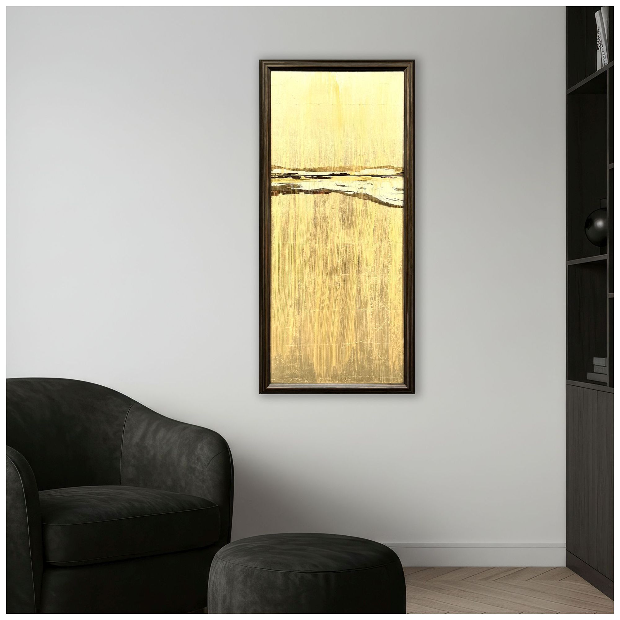 Image 4 Golden Sunrise I 23"W x 51"H Framed Art more views