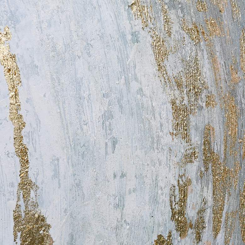 Image 6 Golden Tundra 40" Wide Textured Metallic Canvas Wall Art more views