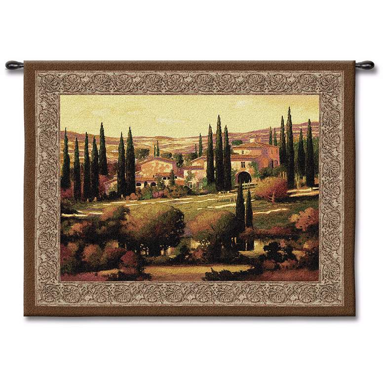 Image 1 Golden Tuscany 53 inch Wide Wall Tapestry