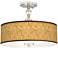 Golden Versailles Giclee 16" Wide Semi-Flush Ceiling Light