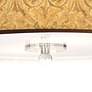 Golden Versailles Giclee 16" Wide Semi-Flush Ceiling Light