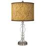 Golden Versailles Giclee Apothecary Clear Glass Table Lamp