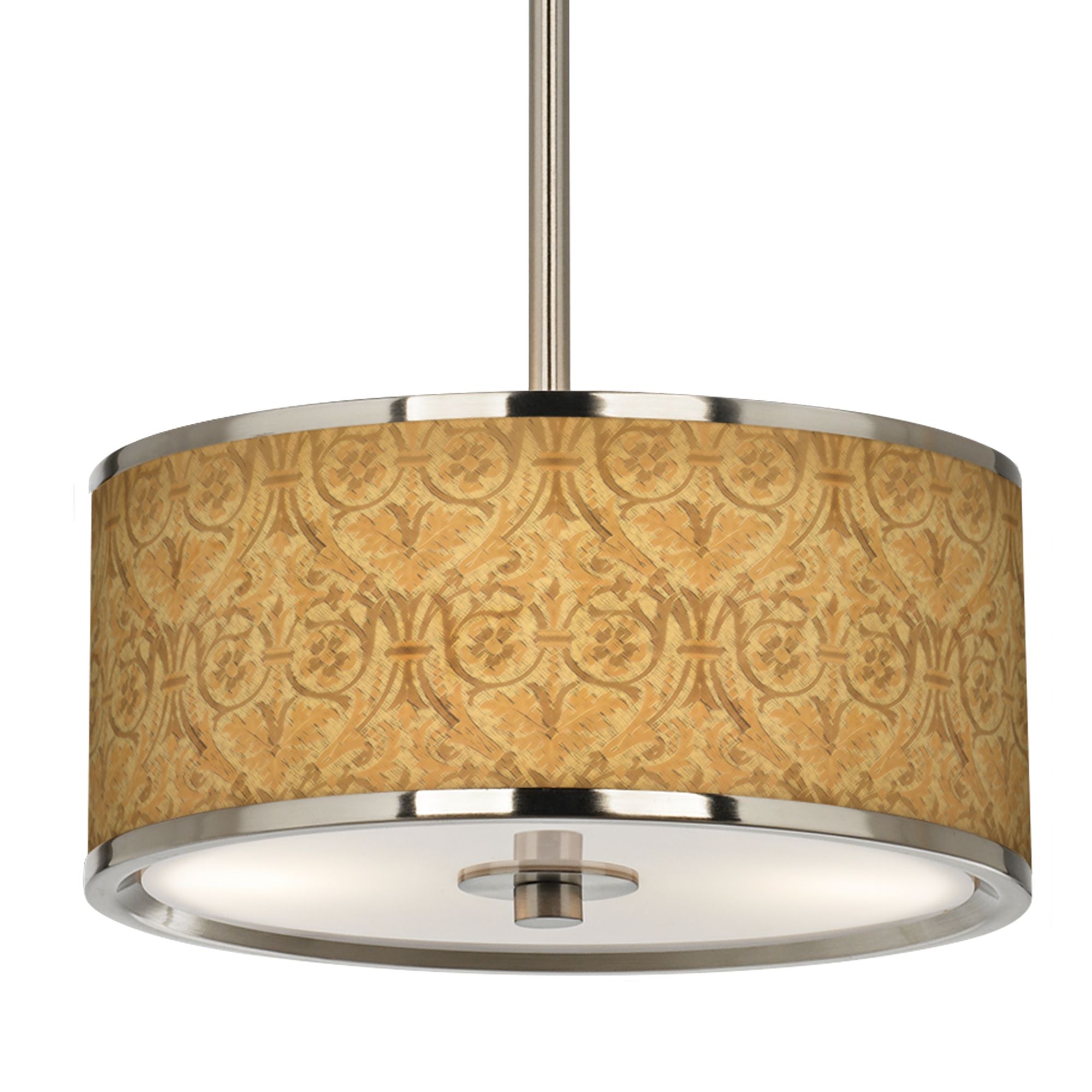 Image 3 Golden Versailles Giclee Glow 10 1/4" Wide Pendant Light more views