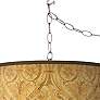 Thumbnail2 of Golden Versailles Giclee Glow Plug-In Swag Pendant more views