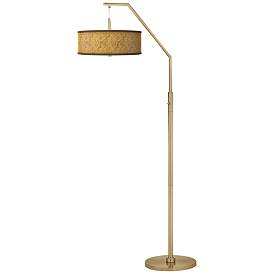 Image2 of Golden Versailles Giclee Warm Gold Arc Floor Lamp