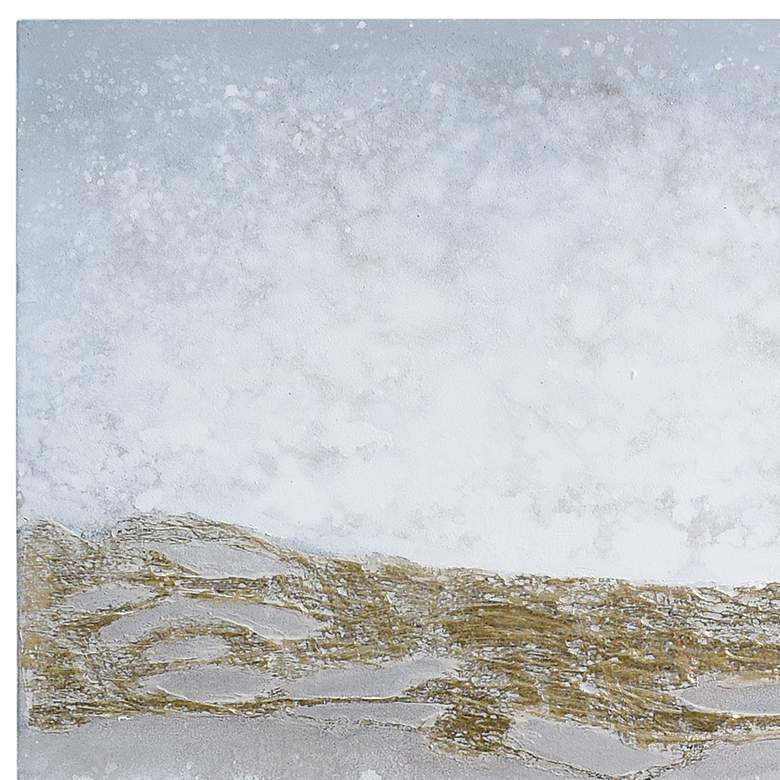 Image 4 Golden Winter 40" High Textured Metallic Canvas Wall Art more views