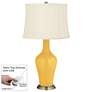 Goldenrod Anya Table Lamp with Dimmer