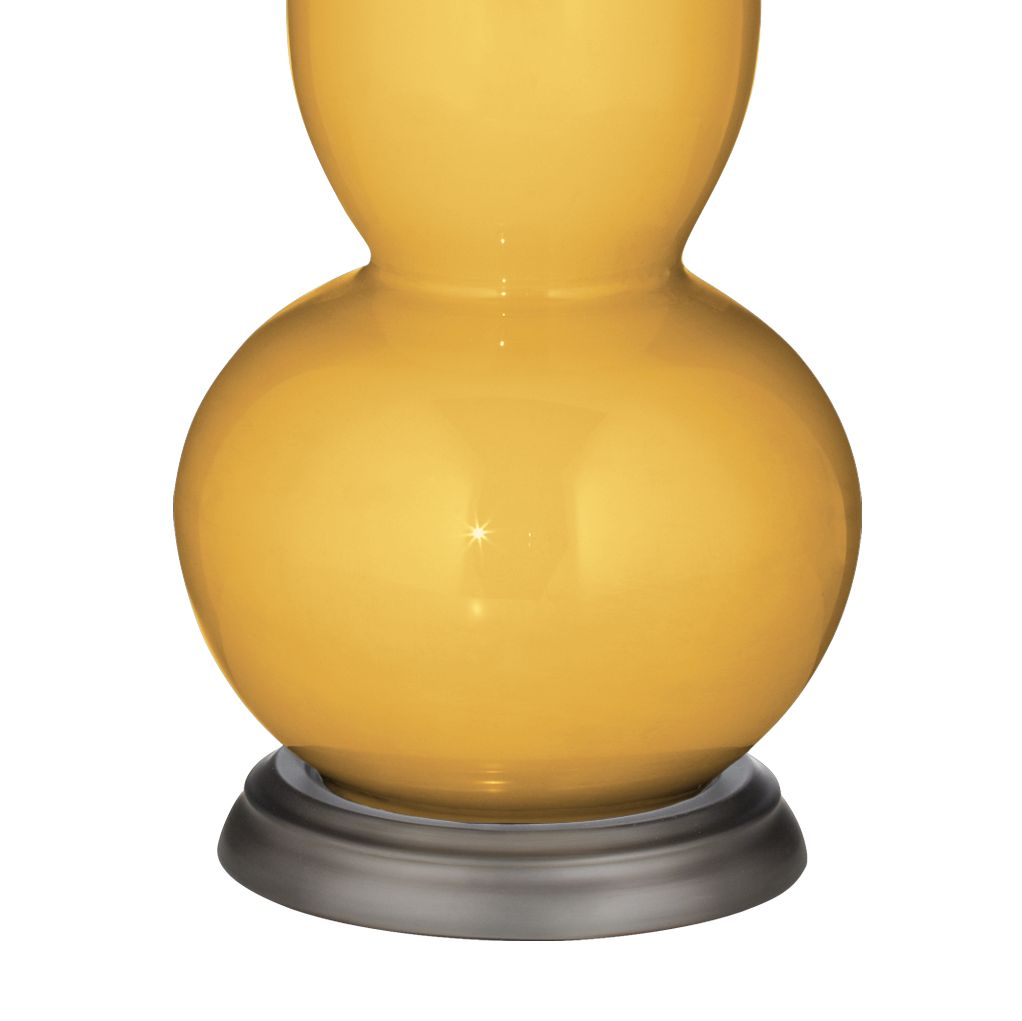 Goldenrod Bold Stripe Double Gourd Table Lamp 29X91 Lamps Plus