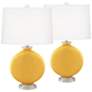 Goldenrod Carrie Table Lamp Set of 2 with Dimmers
