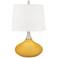 Goldenrod Felix Modern Table Lamp with Table Top Dimmer