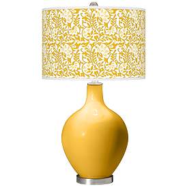Image1 of Goldenrod Gardenia Ovo Table Lamp