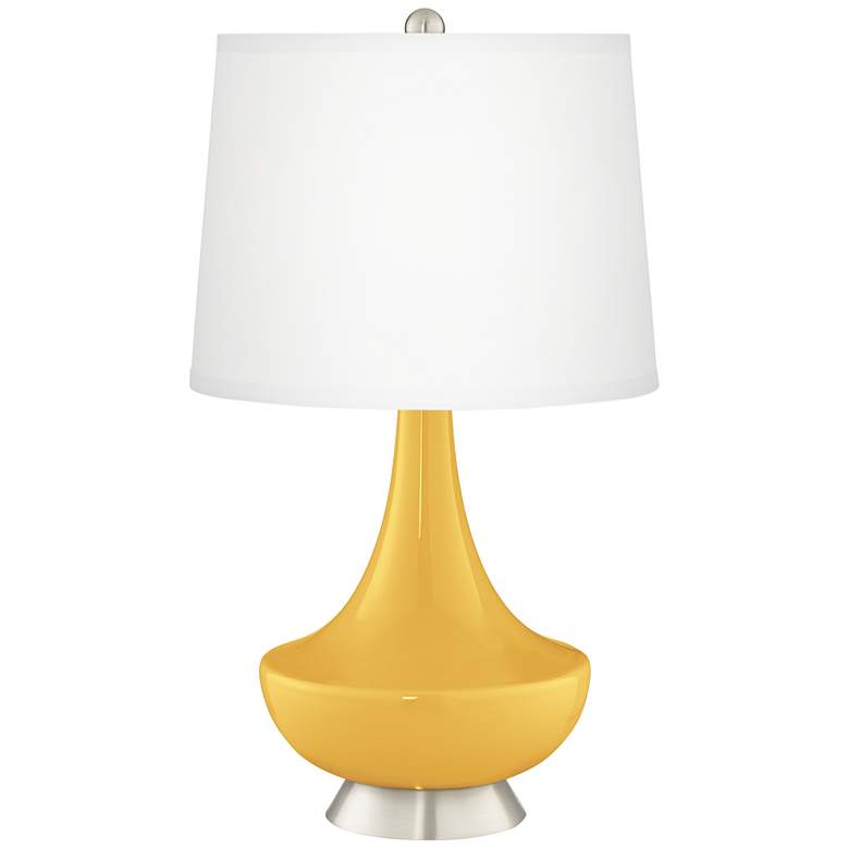 Image 2 Goldenrod Gillan Glass Table Lamp