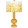Goldenrod Mosaic Giclee Apothecary Table Lamp
