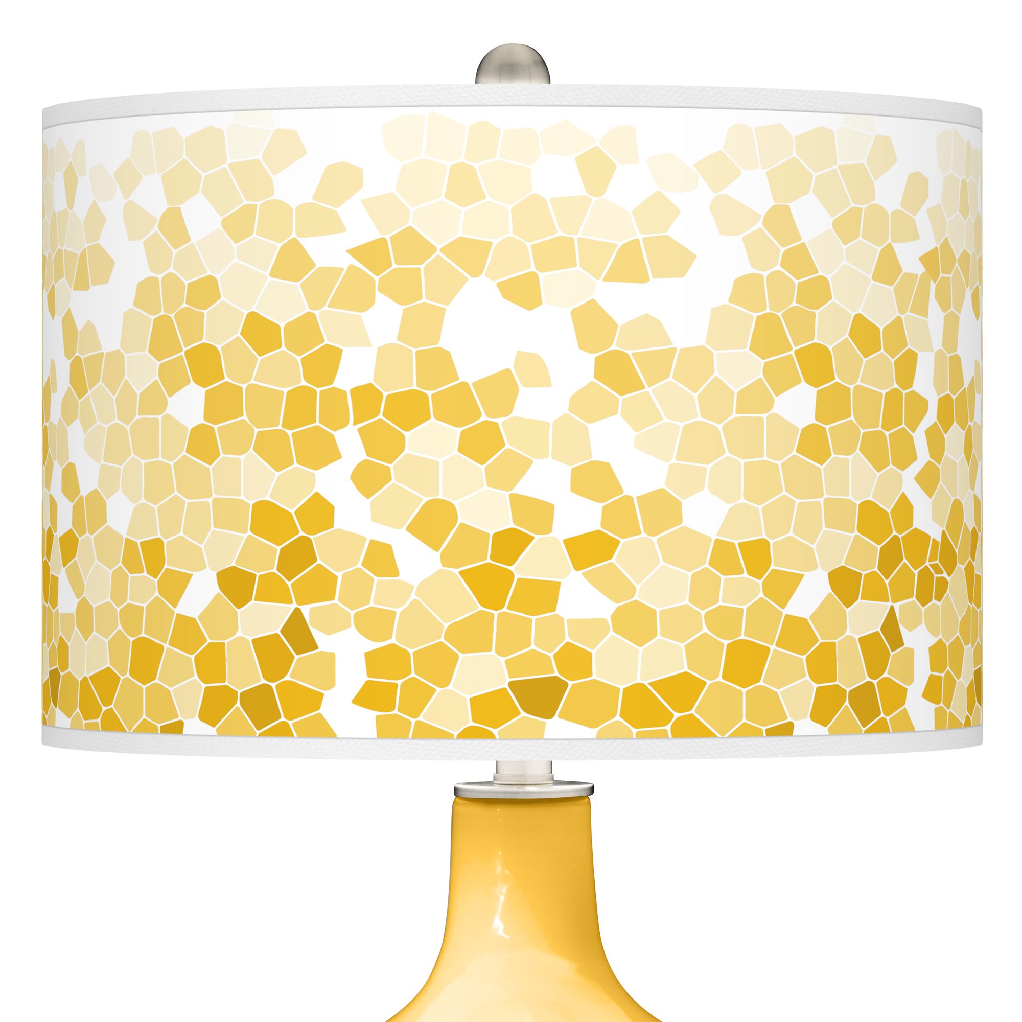 Goldenrod Mosaic Giclee Ovo Table Lamp 62G32 Lamps Plus