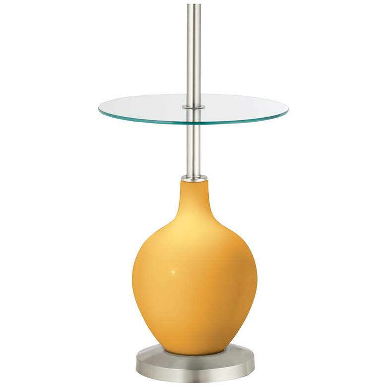 Image 3 Goldenrod Ovo Tray Table Floor Lamp more views