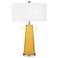 Goldenrod Peggy Glass Table Lamp With Dimmer