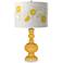 Goldenrod Rose Bouquet Apothecary Table Lamp