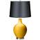 Goldenrod - Satin Dark Gray Shade Ovo Table Lamp
