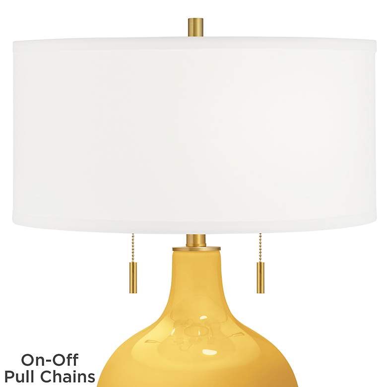 Image 2 Goldenrod Toby Brass Accents Table Lamp more views