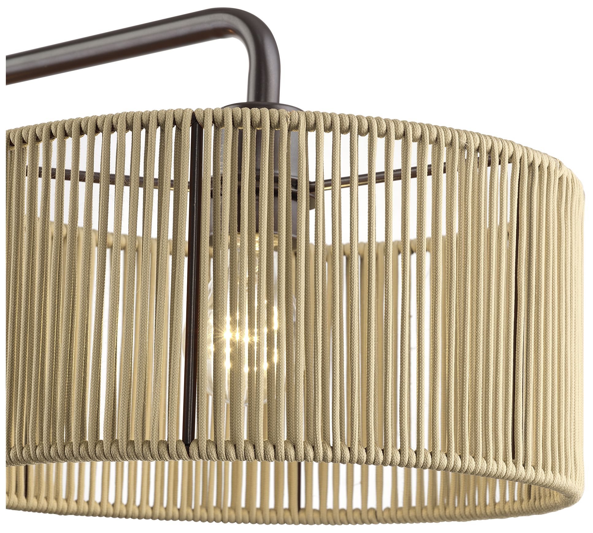 Image 7 Goldiemesh 3 Light English Bronze Extra Large Linear Chandelier more views