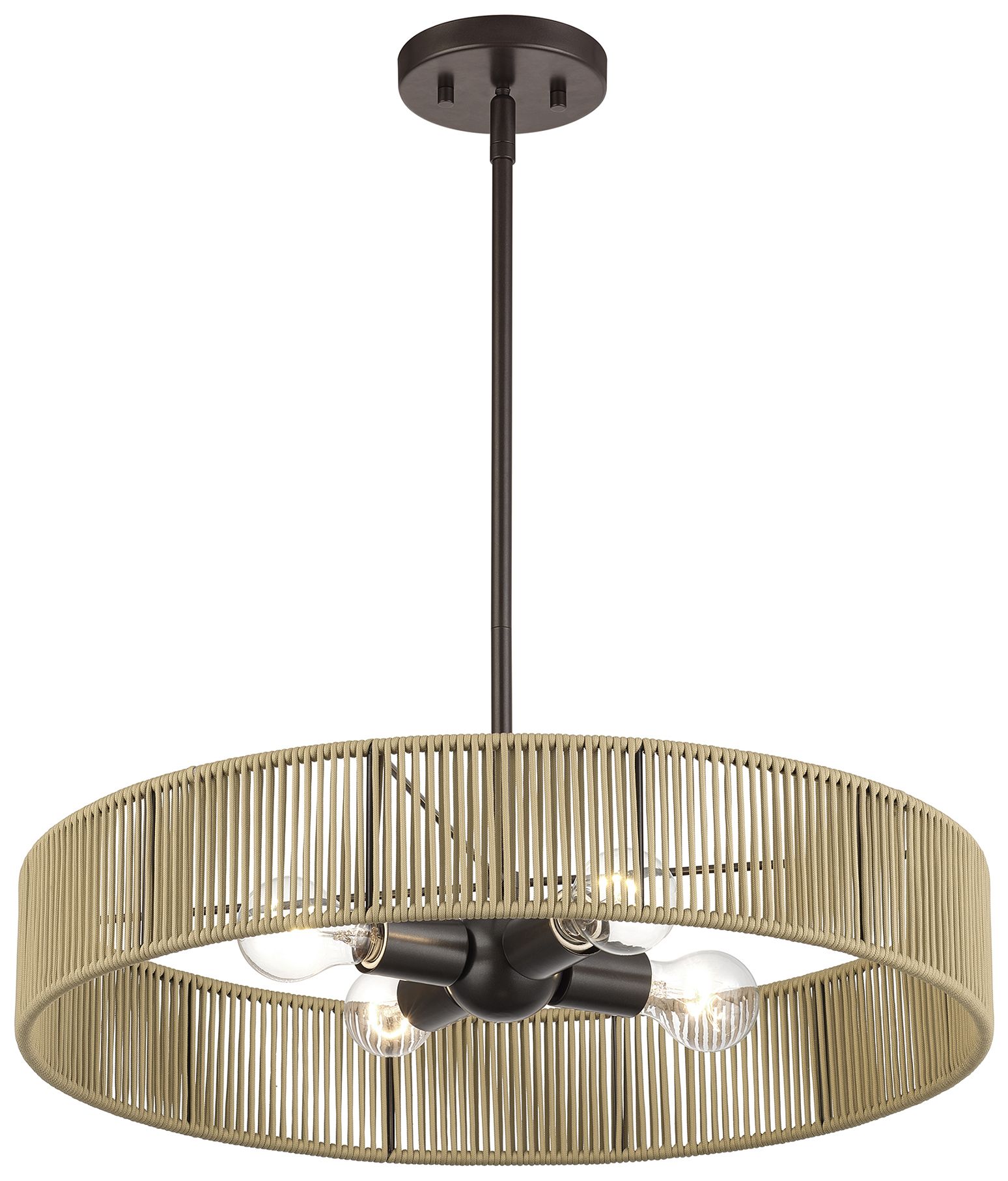 Image 5 Goldiemesh 4 Light English Bronze Pendant more views