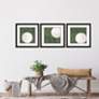 5_Golf Days 18"W x 18"H Framed Art Set of 3 more views