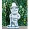 Golfer Garden Gnome 22" High Trevia Graystone Statue
