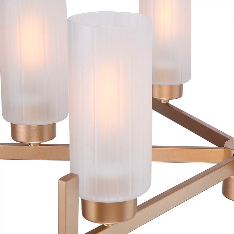 Image 3 Gollin 27 1/2" Wide Gold 6-Light Modern Chandelier more views