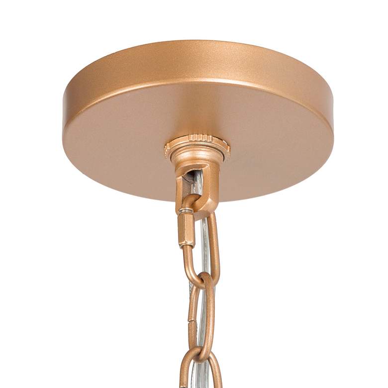 Image 6 Gollin 27 1/2 inch Wide Gold 6-Light Modern Chandelier more views