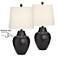 Gomer Bronze LED Touch Table Lamp Set of 2