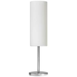 Gomtra 18&quot;H Satin Chrome and Frosted Glass Accent Table Lamp