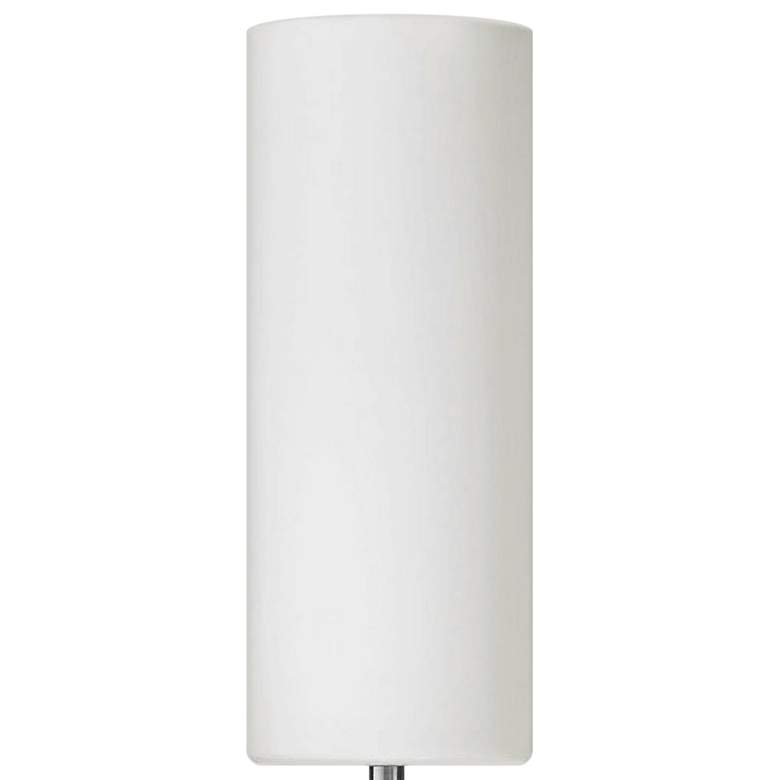 Image 2 Gomtra 18"H Satin Chrome and Frosted Glass Accent Table Lamp more views