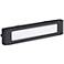 Gondol Black Rectangular Edge-Lit LED Outdoor Stair Light