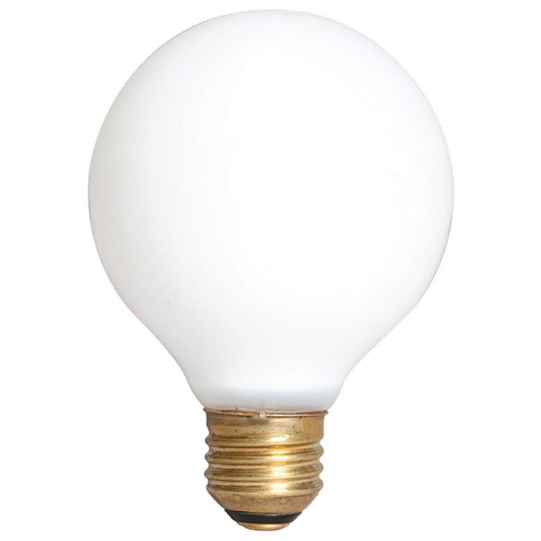 Image 1 Good Night Dimmer G25 No-Shatter White 60 Watt Light Bulb