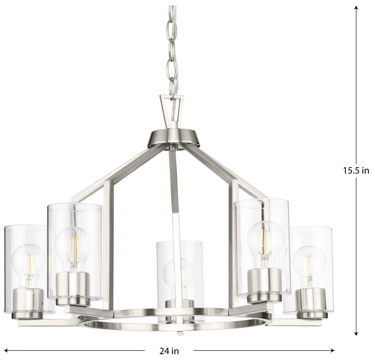 Image 4 Goodwin Collection Five-Light Chandelier more views