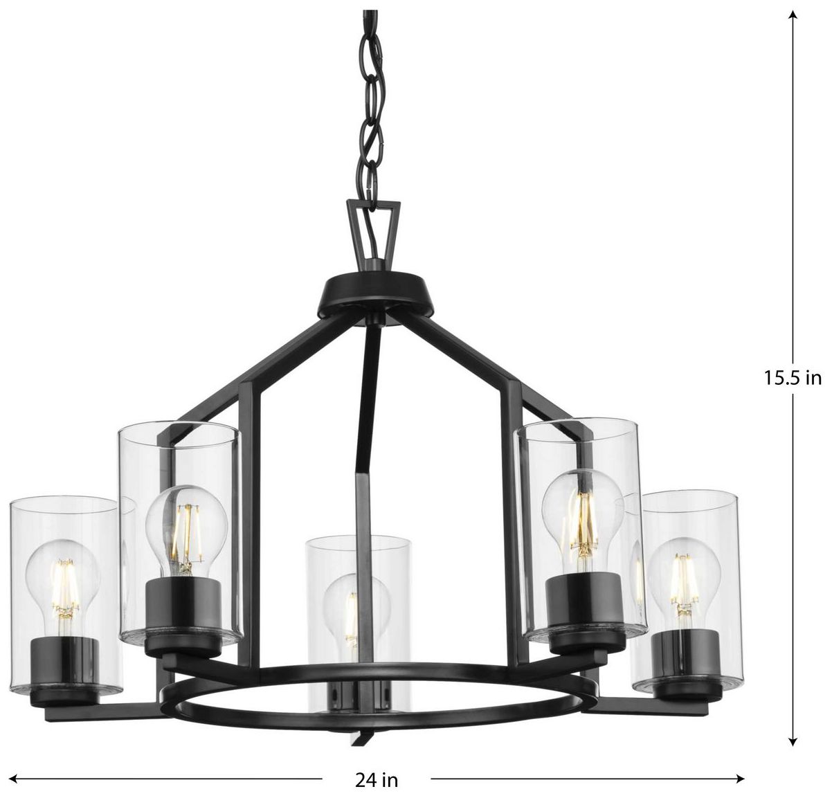 Image 4 Goodwin Collection Five-Light Chandelier more views