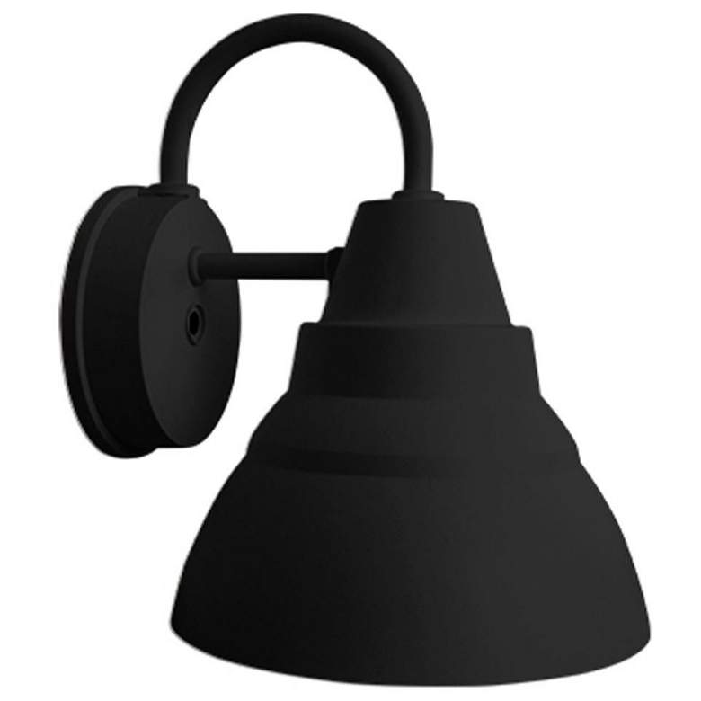 Image 1 Goose Large 3000K LED Black Composite Outdoor Wall Light