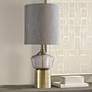 1_Gordon 30 1/2" Gray Smoked Glass and Brass Metal Table Lamp