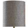 4_Gordon 30 1/2" Gray Smoked Glass and Brass Metal Table Lamp more views