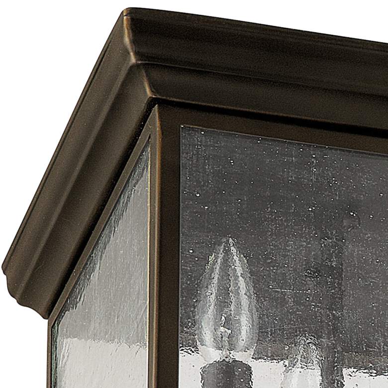 Image 3 Goren 11 1/2" Wide Old Bronze 3-Light Outdoor Ceiling Light more views