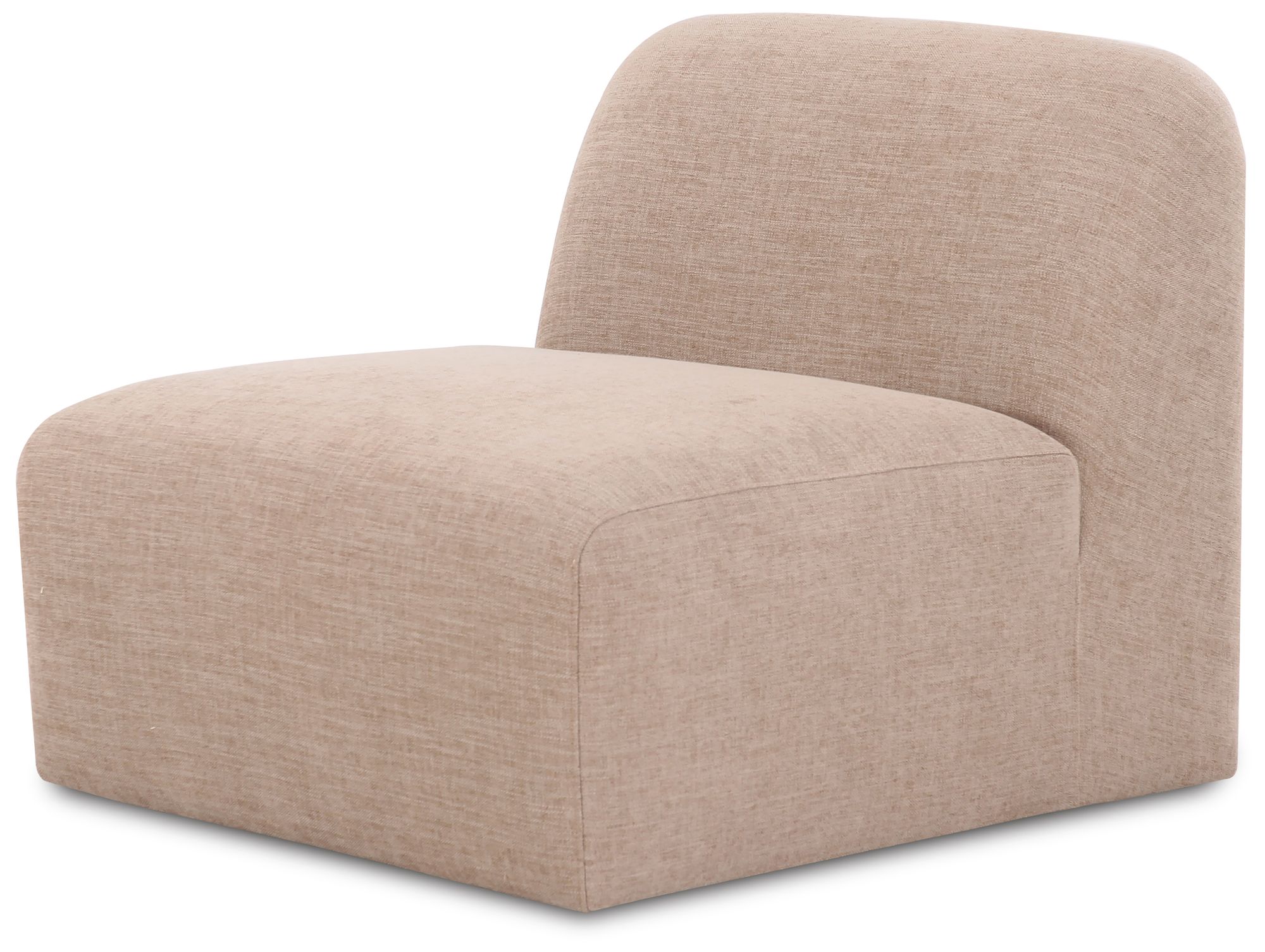 Image 2 Gorge Tan Performance Fabric Armless Chair more views