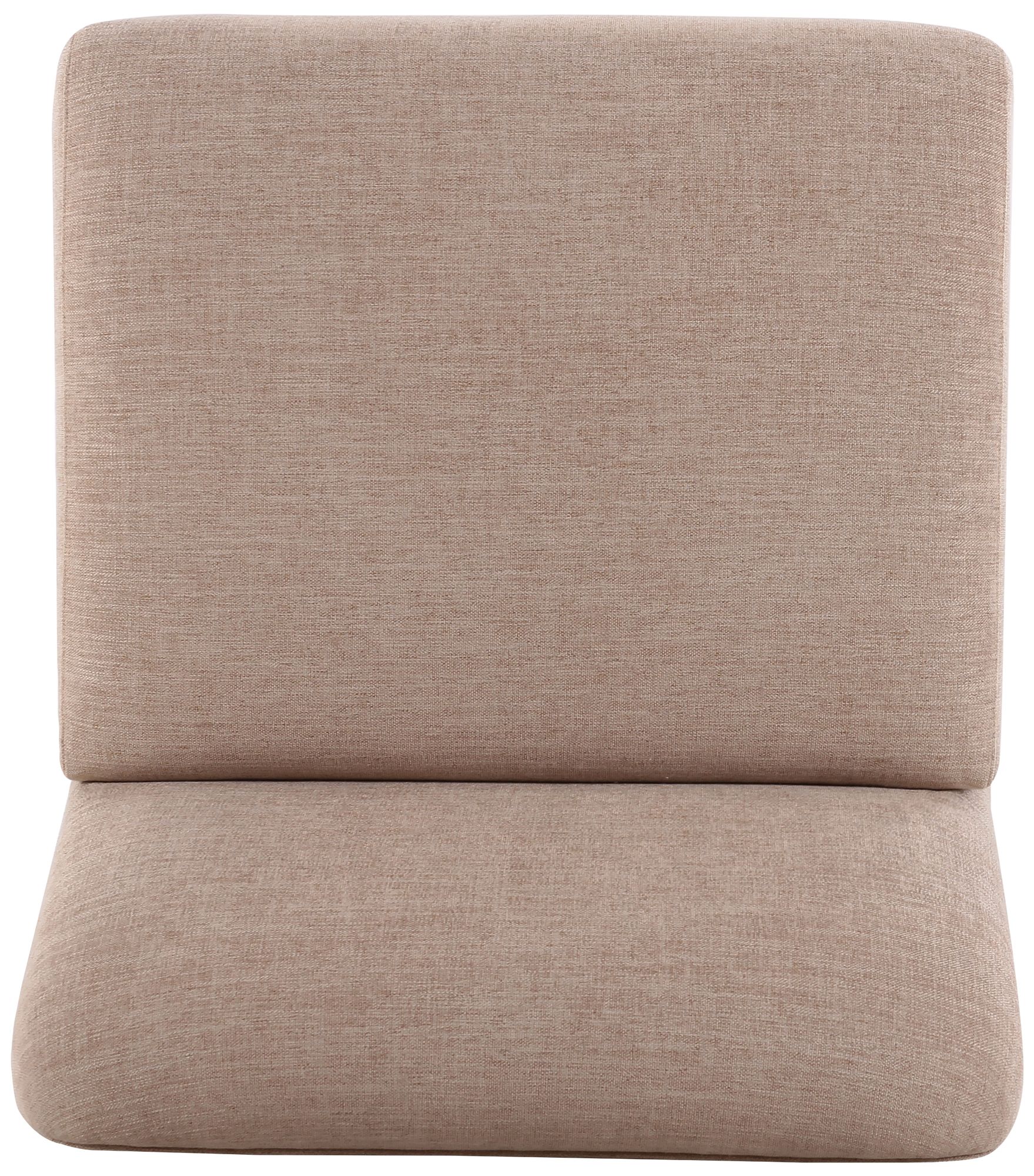 Image 6 Gorge Tan Performance Fabric Armless Chair more views