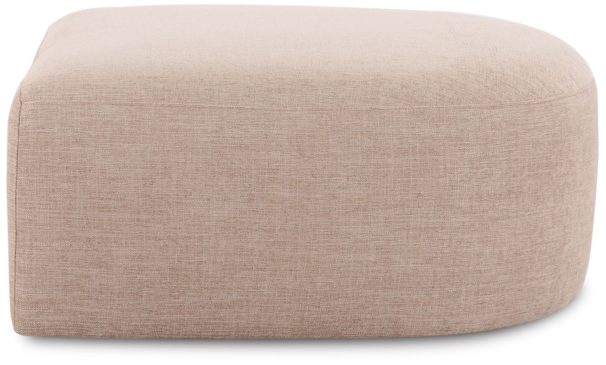 Image 2 Gorge Tan Performance Fabric Ottoman more views