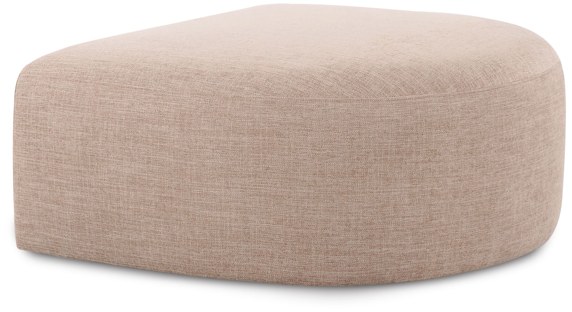 Image 3 Gorge Tan Performance Fabric Ottoman more views