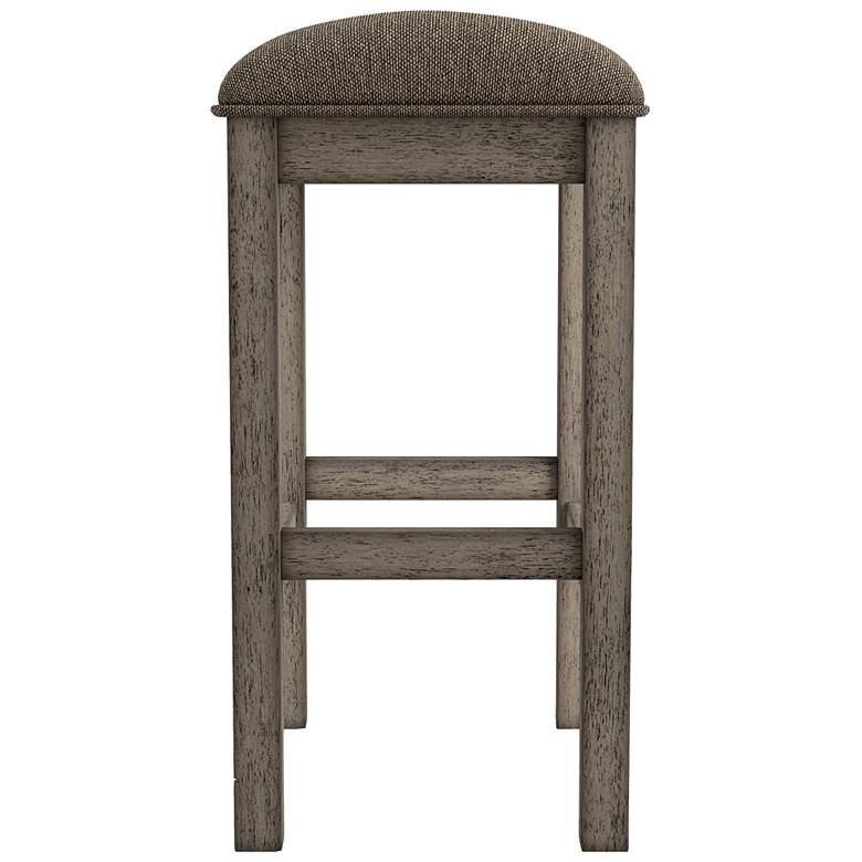 Image 5 Gorse 26" Chestnut Wood Counter Stools Set of 2 more views